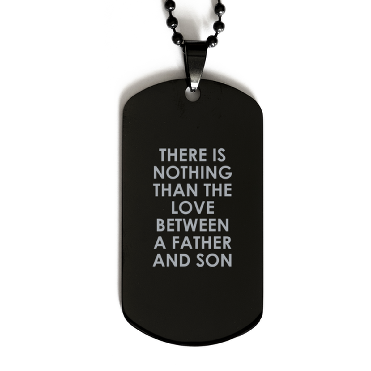 To My Son Black Dog Tag, Between A Father And Son, Valentines  Gifts For Son From Father, Birthday Gifts For Men