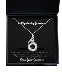 Load image into Gallery viewer, To My Grandma Gifts, Thank You For Being In My Life, Rising Phoenix Necklace For Women, Birthday Mothers Day Present From Grandson
