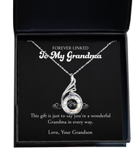 Load image into Gallery viewer, To My Grandma Gifts, You&#39;re A Wonderful Grandma, Rising Phoenix Necklace For Women, Birthday Mothers Day Present From Grandson
