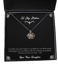 Load image into Gallery viewer, To My Mother Gifts, For All The Special Little Things, Crown Pendant Necklace For Women, Birthday Mothers Day Present From Daughter
