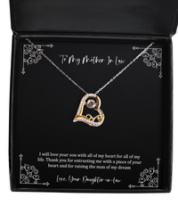 Load image into Gallery viewer, To My Mother-In-Law Gifts, Thank You For Entrusting Me, Love Dancing Necklace For Women, Birthday Mothers Day Present From Daughter-In-Law
