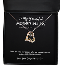 Load image into Gallery viewer, To My Mother-In-Law Gifts, Incredible Mother-In-Law, Love Dancing Necklace For Women, Birthday Mothers Day Present From Daughter-In-Law
