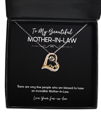 Load image into Gallery viewer, To My Mother-In-Law Gifts, Incredible Mother-In-Law, Love Dancing Necklace For Women, Birthday Mothers Day Present From Son-In-Law
