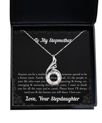 Load image into Gallery viewer, To My Stepmother Gifts, Anyone Can Be A Mother, Rising Phoenix Necklace For Women, Birthday Mothers Day Present From Stepdaughter
