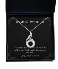 Load image into Gallery viewer, To My Stepmother Gifts, Thank You For Loving Me, Rising Phoenix Necklace For Women, Birthday Mothers Day Present From Stepson
