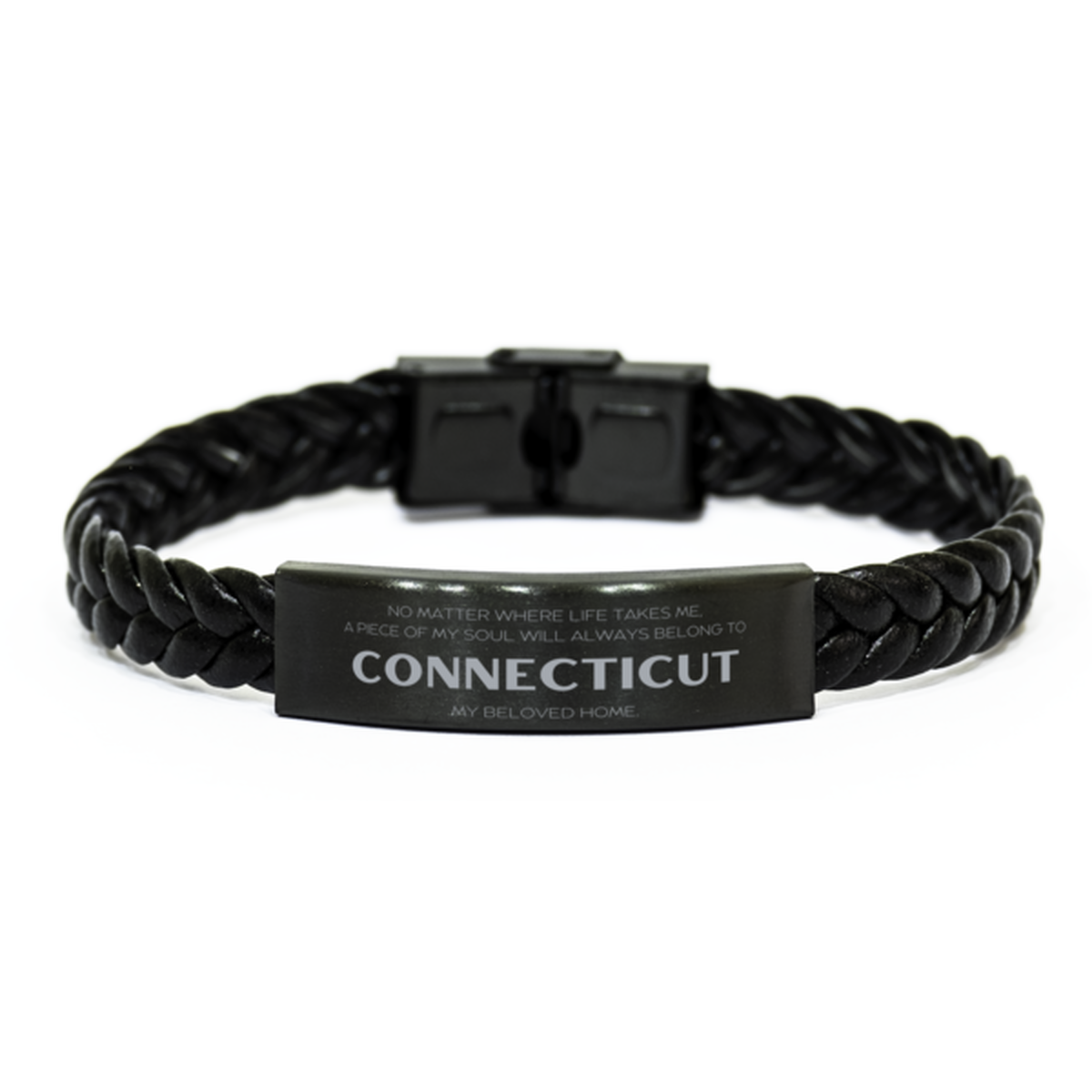 Connecticut Gift Bracelet - My Soul Belongs to Connecticut | Unique Birthday Gift