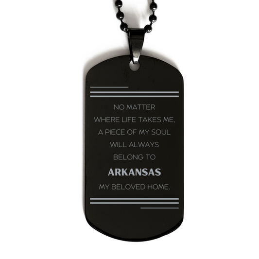 Arkansas Gifts Necklace - My Soul Belongs to Arkansas | Unique Birthday Gift