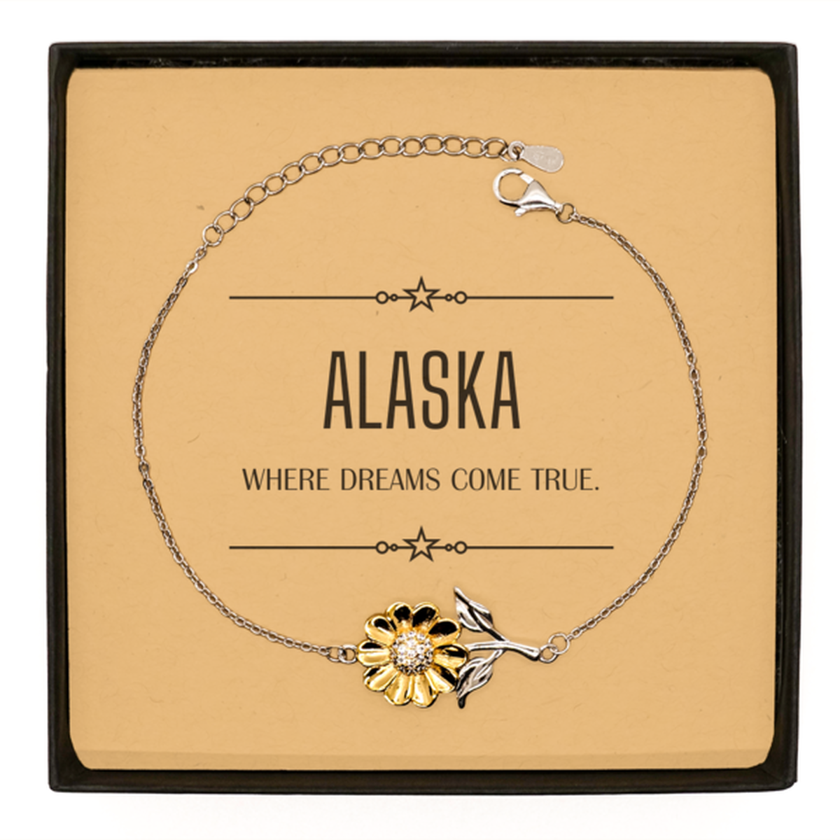 Alaska Sunflower Bracelet - Where Dreams Come True | Birthday Gift
