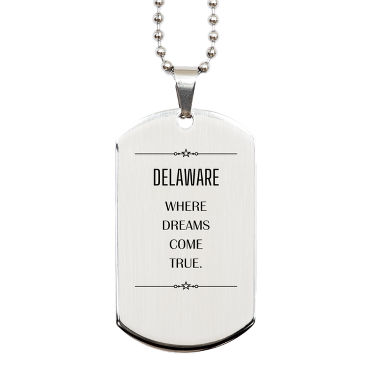Delaware Gift Necklace - Where Dreams Come True | Perfect Gift