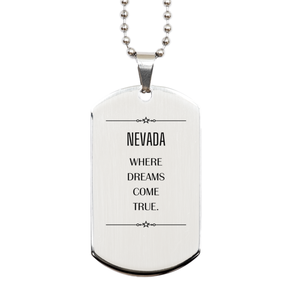 Nevada Inspired Necklace - Where Dreams Come True | Birthday Gift