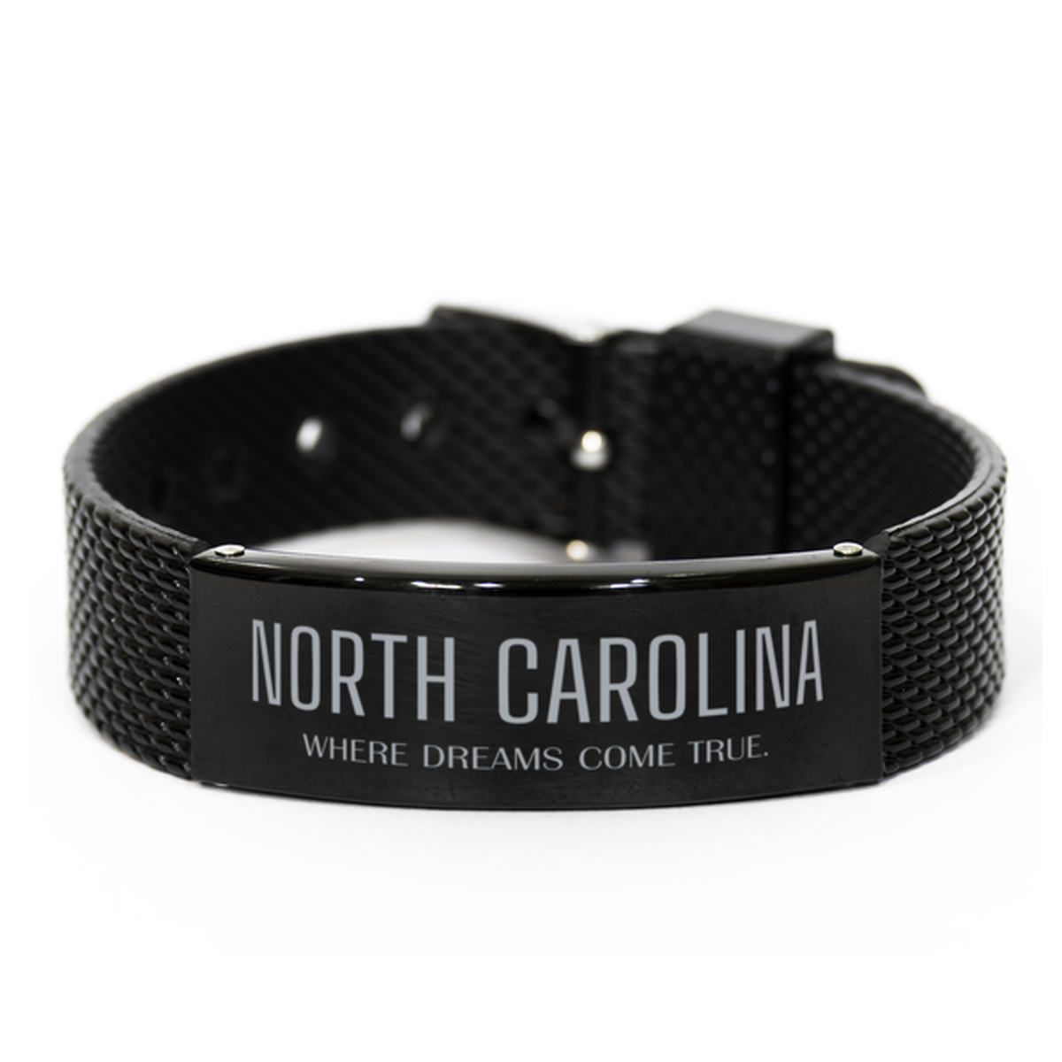 North Carolina Men Bracelet - Love North Carolina Design | Birthday Gift