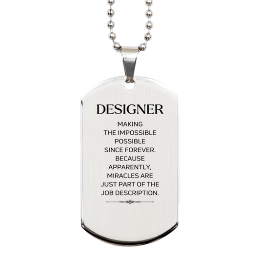 Designer Inspirational Necklace - Miracles are just part of the job description | Birthday Gift