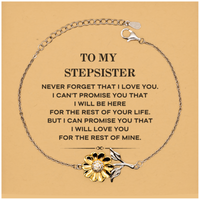 Load image into Gallery viewer, Stepsister Sunflower Bracelet - I Will Love You for the Rest of Mine | Meaningful Gift
