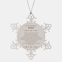 Load image into Gallery viewer, Godson Snowflake Ornament - To My Amazing Godson | Christmas Gift
