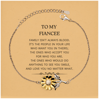 Load image into Gallery viewer, Fiancee Sunflower Bracelet - To My Fiancee | Meaningful Gift
