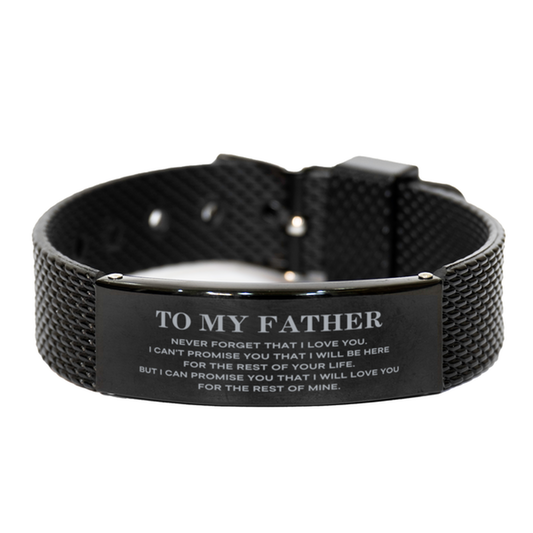 Dad Engraved Bracelet - To My Father | Unique Father's Day Gift