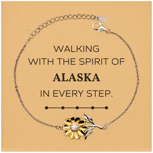 Alaska Sunflower Bracelet - Walking with the Spirit of Alaska | Meaningful Gift