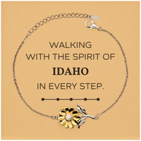 Load image into Gallery viewer, Idaho Sunflower Bracelet - Walking with the Spirit of Idaho | Meaningful Gift
