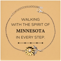 Load image into Gallery viewer, Minnesota Sunflower Bracelet - Walking with the Spirit | Perfect Gift for All Occasions
