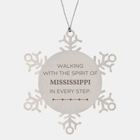 Load image into Gallery viewer, Mississippi Ornament - Walking with the Spirit Design | Christmas Gift
