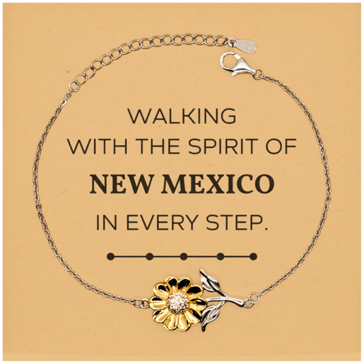 New Mexico Sunflower Bracelet - Walking with the Spirit | Meaningful Gift