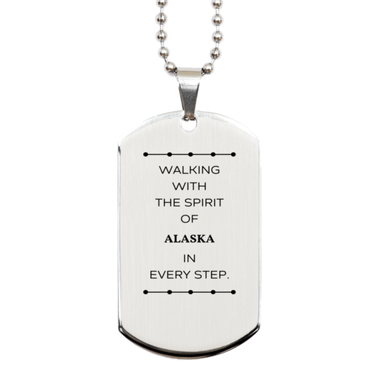 Alaska Lover Necklace - Walking with the Spirit Design | Birthday and Christmas Gift