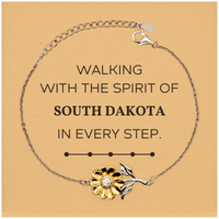 Load image into Gallery viewer, South Dakota Sunflower Bracelet - Walking with the Spirit | Meaningful Gift
