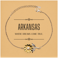Load image into Gallery viewer, Arkansas Sunflower Bracelet - Where Dreams Come True | Meaningful Gift
