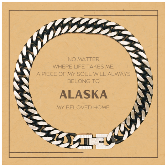 Alaska Gift Bracelet - My Soul Belongs to Alaska | Birthday & Christmas Gift