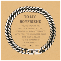Load image into Gallery viewer, Boyfriend Cuban Link Chain Bracelet - To My Boyfriend | Birthday Gift
