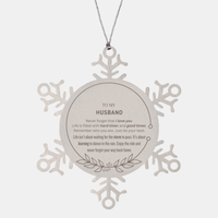 Load image into Gallery viewer, Husband Snowflake Ornament - To My Husband | Christmas Gift

