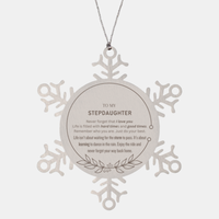 Load image into Gallery viewer, Stepdaughter Snowflake Ornament - To My Stepdaughter | Christmas Gift
