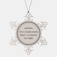 Load image into Gallery viewer, Arizona Ornament - Where Hustle Meets Heart | Christmas Gift
