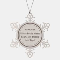 Load image into Gallery viewer, Kentucky Ornament - Where Hustle Meets Heart | Christmas Gift
