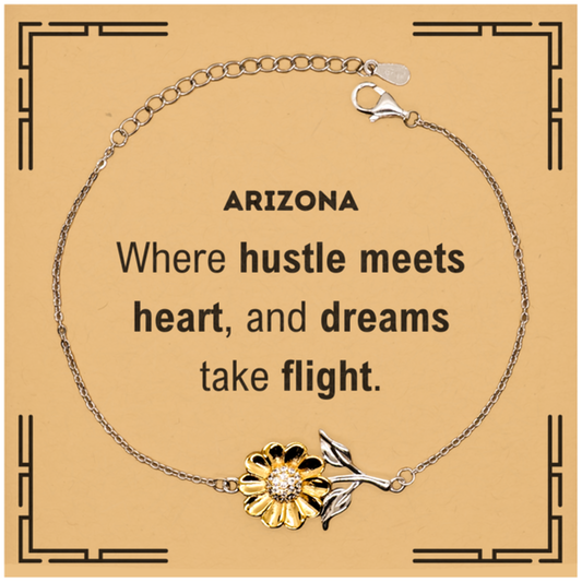 Arizona Sunflower Bracelet - Where Hustle Meets Heart | Thoughtful Gift