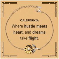 Load image into Gallery viewer, California Sunflower Bracelet - Where Hustle Meets Heart | Birthday Gift
