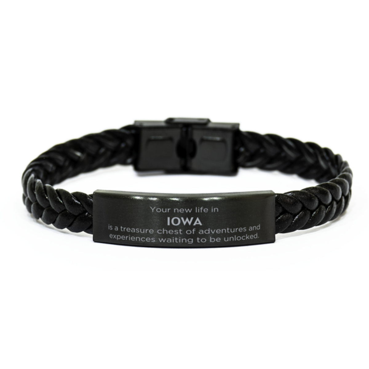 Iowa Moving Gift Bracelet - Your New Life is an Adventure | Perfect Gift