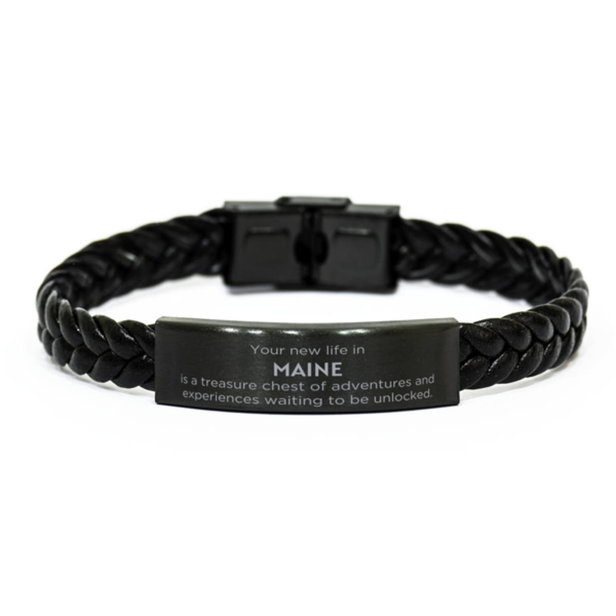 Maine Gift Bracelet - Your New Life in MAINE Design | Perfect Moving Away Gift