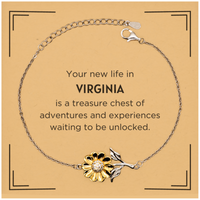Load image into Gallery viewer, Virginia Sunflower Bracelet - Symbol of Happiness | Thoughtful Gift for Friends and Family
