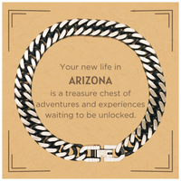 Load image into Gallery viewer, Arizona Bracelet - Cuban Link Chain Design | Moving Gift
