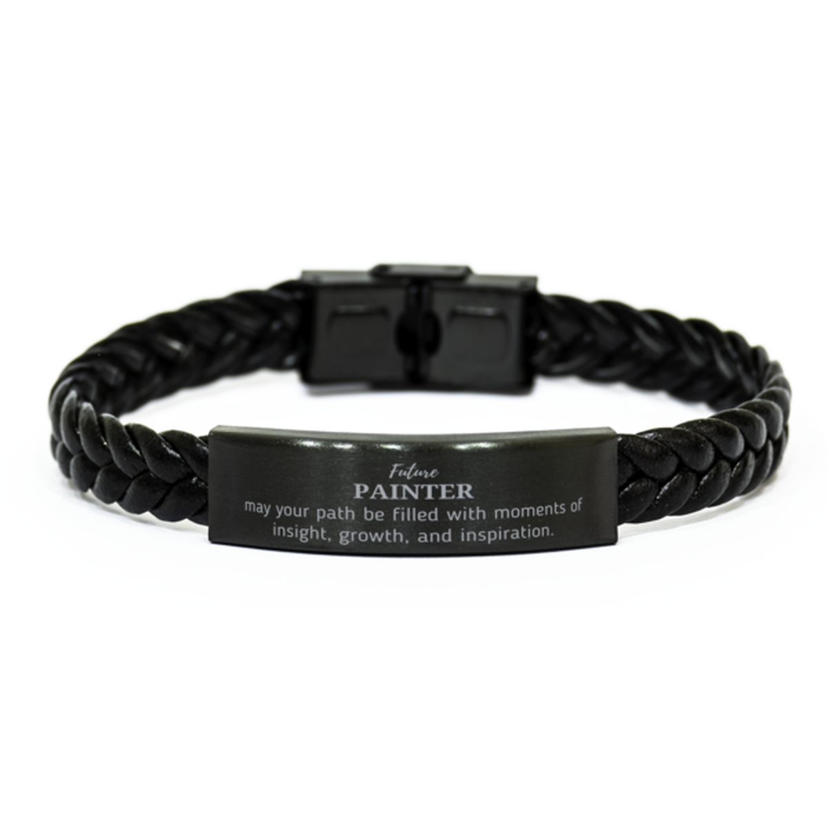 Painter Braided Leather Bracelet - Future PAINTER | Graduation Gift