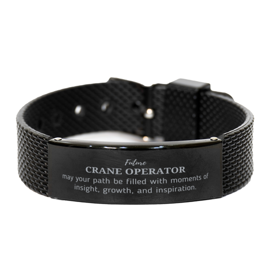 Crane Operator Engraved Bracelet - Future Crane Operator | Graduation Gift