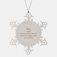 Load image into Gallery viewer, Valet Snowflake Ornament - Future VALLET Inspiration | Graduation Gift
