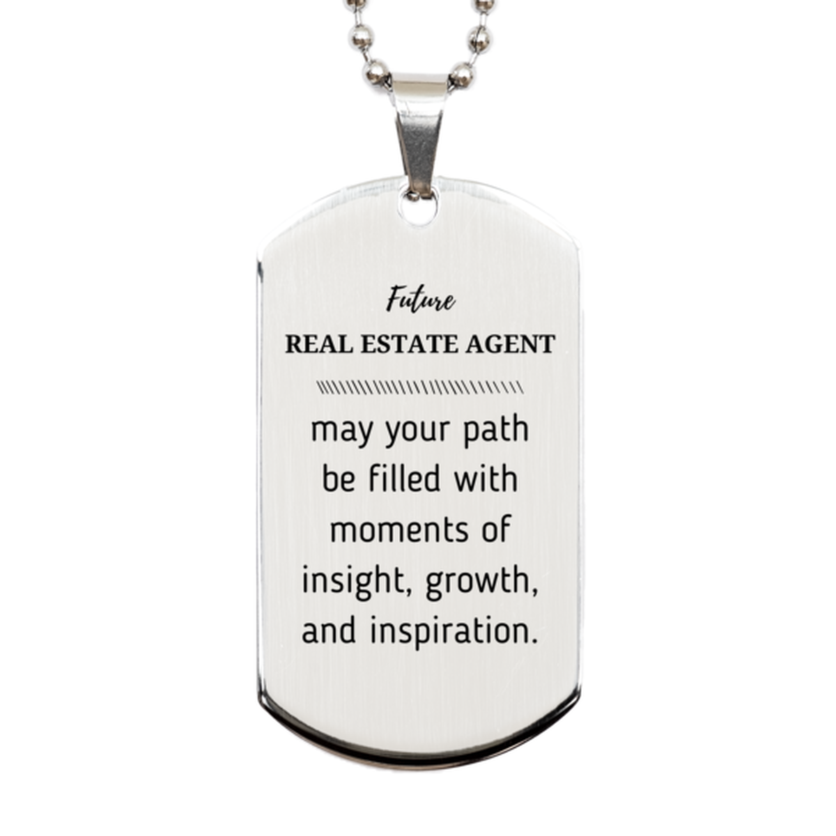Future Real Estate Agent Necklace - May Your Path Be Filled with Insight | Graduation Gift