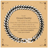 Load image into Gallery viewer, Grand Daddy Cuban Link Bracelet - With You By My Side | Birthday Gift
