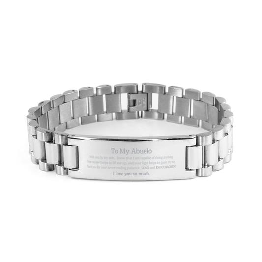 Abuelo Stainless Steel Bracelet - To My Abuelo Design | Birthday & Christmas Gift