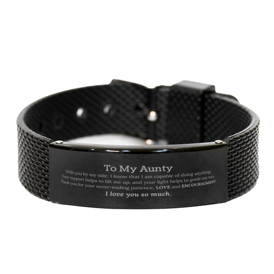 Aunty Engraved Bracelet - 'With You by My Side' | Birthday Gift