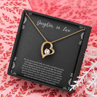 Load image into Gallery viewer, To My Daughter-in-law Gifts, You Are A Blessing, Forever Love Heart Necklace For Women, Birthday Present Idea From Mother-in-law

