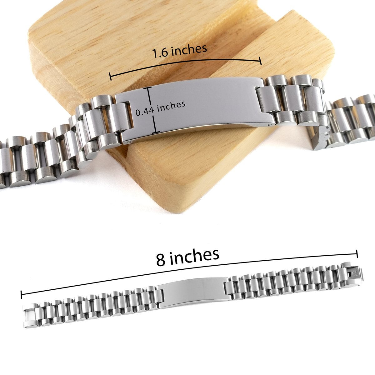 Grandson Engraved Bracelet - Be Bold, Be Brave | Graduation Gift