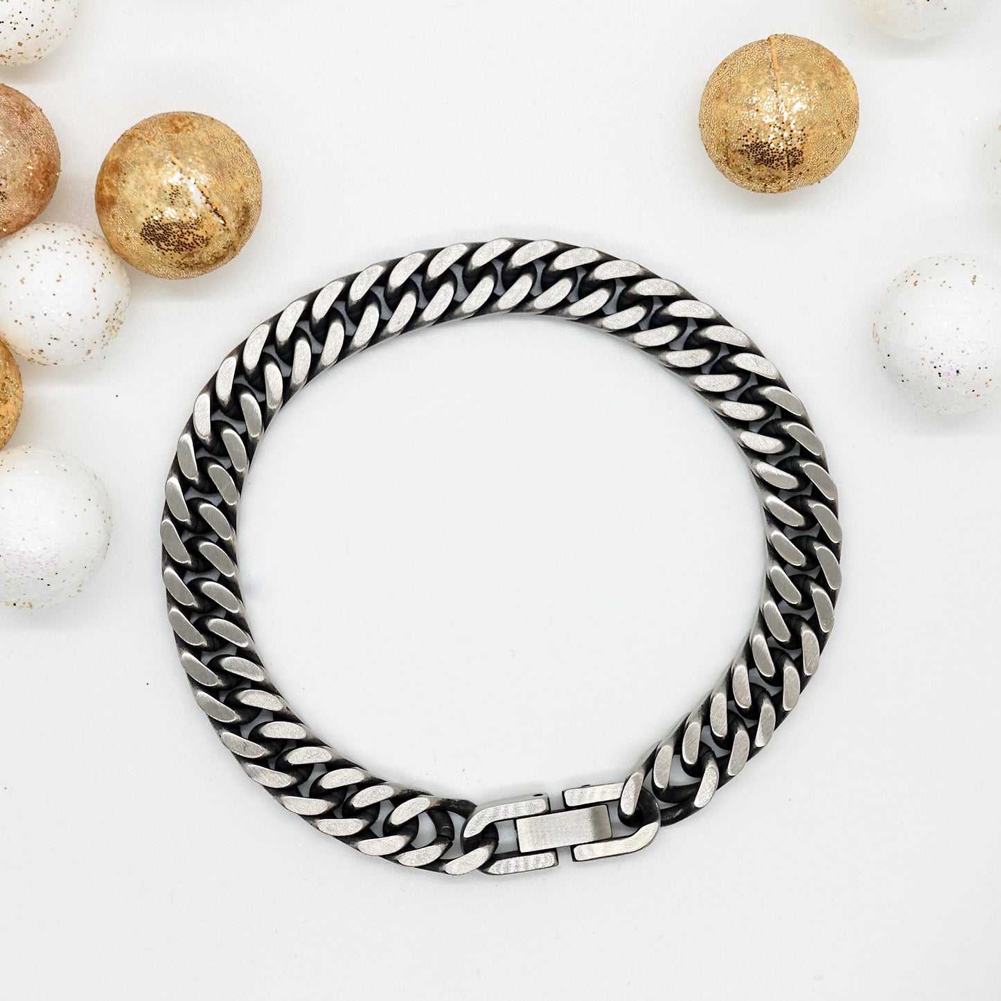 Brother In Law Cuban Link Chain Bracelet - Luckiest Brother In Law in the Galaxy | Unique Gift for Christmas
